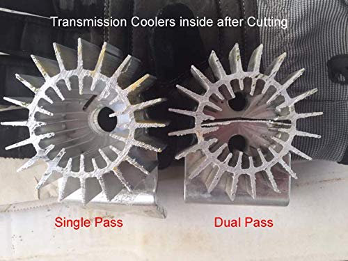 24" Aluminum Finned Transmission Oil Coolers Dual Pass - color: Dual Pass, size: 24''