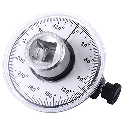 1/2 Inch Torque Wrench Angle Gauge Tool,360° Adjustable 1/2" Drive Torque meter Wrench Set,Professional Measure Tool,Gift - color: Old Model
