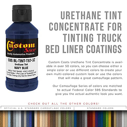 Custom Coat 3 Ounce, Navy Blue, Bedliner Tint Concentrate - color: Navy Blue, size: 3-Ounce (Pack of 1)