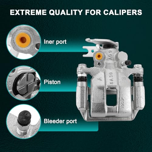 AULINK 43018T2FA01 Rear Right Disc Brake Caliper w/Bracket For Honda Accord