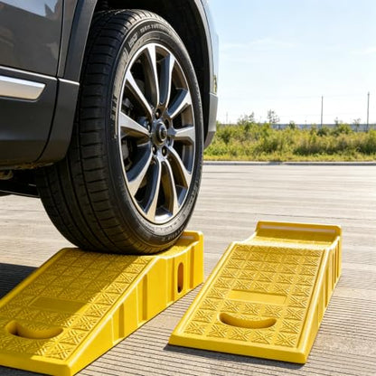 OrangeStar 2-Pack Car Ramps for Oil Changes and Maintenance