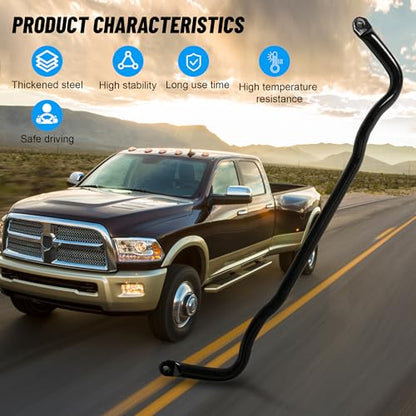 Upgrade 55398938AC Front Suspension Stabilizer Bar Compatible with 2009-2010 Dodge Ram 1500,2011-2018 Ram 1500,2019-2022 Ram 1500 Classic 4WD (Sway Bar) (Sway Bar with Bushing Kit) - size: Sway Bar With Bushing Kit