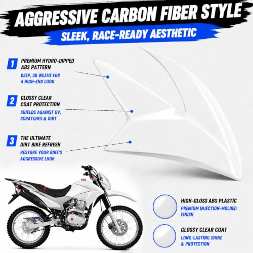 Plastics Fairing Kit for Hawk 250 (All Years) - color: white