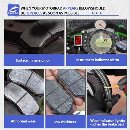 3D8-25806-00-00 Brake Pads for YAMAHA XVS950 V-Star 950 Tour 2009-2014
