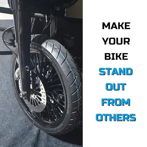 FatFlex Front Wheel for Harley Touring 2000-2007 21” Black Dual Disc - style: 21*3.5'' Black Spokes & Black Rims