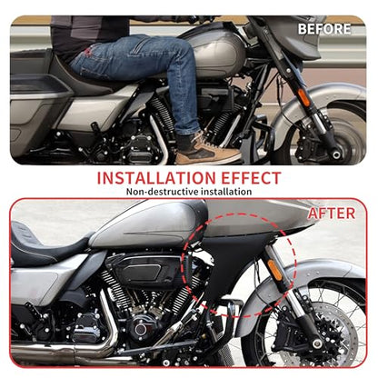 Side Fairing Panel Spoiler Support Brackets for Road Glide 24-up