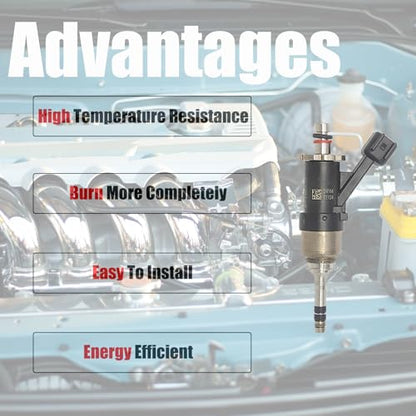 Fuel Injectors H12732623 Compatible with Chevy Cadillac GMC GENV LT1 LT2 L86 L8T 2022-2025 Set of 4