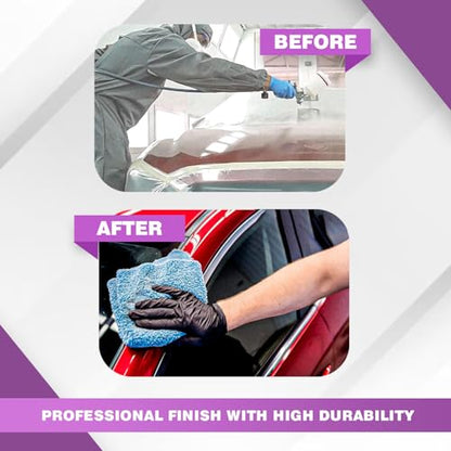 Roberlo Global 5000 2:1 High Gloss Medium Solid Polyurethane Acrylic Clear Coat with G5005 Standard Hardener Kit – Automotive Clear Coat Paint for Cars Clear Coat + Hardener 2.5L Kit