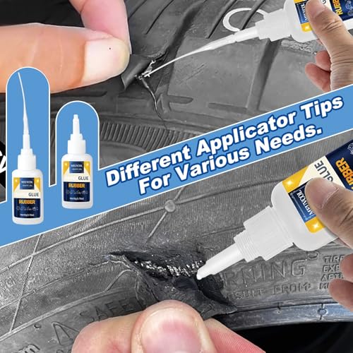 Rubber Glue 100g, Clear Super Glue for Rubber, RC Tires, Seals, Gaskets - size: 100g