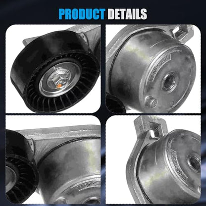 90K-38185 Drive Belt Tensioner Compatible with Town 2001-2017, Replace 90K38185, Tensioner with Pulley for Dodge Caravan Grand Caravan 3.3L 3.8L - size: 90K-38185