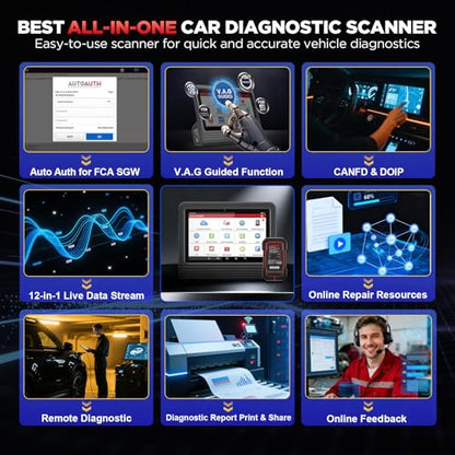 Launch X431 Pro V5.0 Diagnostic Scanner, Bidirectional OBD2 for All Car