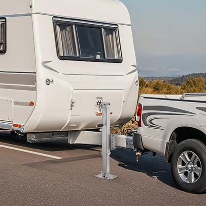 VEVOR Heavy Duty Swivel Trailer Jack, 8000 lbs Static Load Capacity, 28.5" Lift Jack Stand with Handle for RV, Horse, Utility, and Yacht Trailers - size: 8000lbs