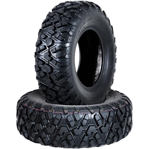 25x8x12 ATV UTV Tires, 25 8 12 All-Terrain Tires,A102, 25x8-12 UTV ATV Tire for Off-Road, Mud, Dirt, Sand, Street Trail, 6PR Tubeless,2 Pack - size: 25X8-12, style: Pattern D