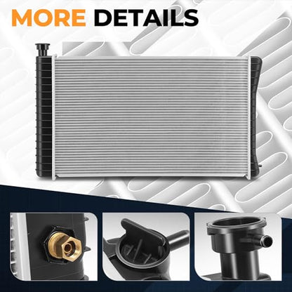 Auto Dynasty 1690 Radiator for 88-99 Chevy GMC C/K 1500 2500 3500 Suburban - color: 88-99 C/K 4.3L 5.0L 5.7L AT