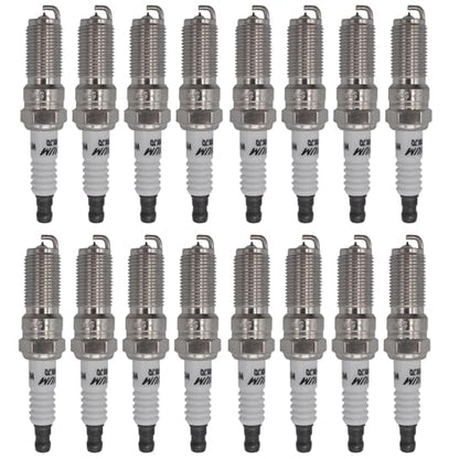 Autowxjq Iridium Spark Plug 16pcs Replace Ford F-150 F-250 F-350 E-350 Super Duty 6.2L 6.7L 7.3L V8