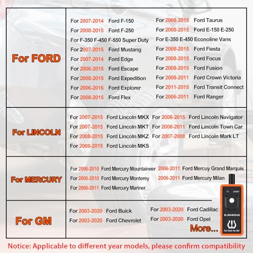 KINGBOLEN EL-50448 Plus TPMS Relearn Tool for Ford GM