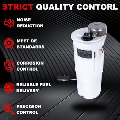 Electric Fuel Pump Assembly w/Sending Unit Compatible for Dodge Ram 1500 2002-2003 3.7L 4.7L 5.9L w/26 Gallon Only Replaces E7161M/FG0423