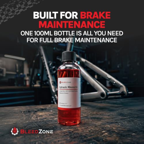 BleedZone Mineral Oil Brake Fluid for Shimano Tektro TRP, 100ml - style: 1x