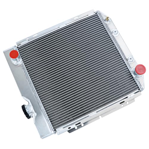 1965 66 1966 Mustang Radiator For 60-66 Ford Falcon Mustang Mercury Comet - size: 3 Row Radiator w/CNC Cap
