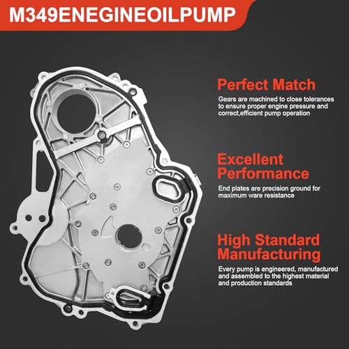 Oil Pump Timing Cover Gasket Kit for 2000‑2017 Equinox Malibu GMC Terrain - size: YB-002