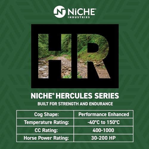 NICHE HERCULES Drive Belt for Polaris 3211077 3211048 3211072 - size: Hercules