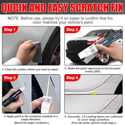 Car Touch Up Paint(Billet Silver Metallic(PSC/JSC)) for Dodge Ram - color: Billet Silver Metallic(PSC/JSC) for 2025 RAM 1500/2024 RAM 1500/2023 RAM 1500/2024 RAM 2500