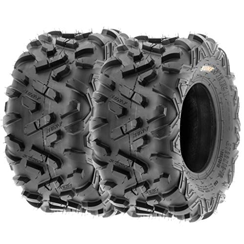 Set of 2 SunF Power.II 18x9.5-8 Lawn Tractor Tires, 6 Ply, Tubeless A051 - size: 18x9.5-8
