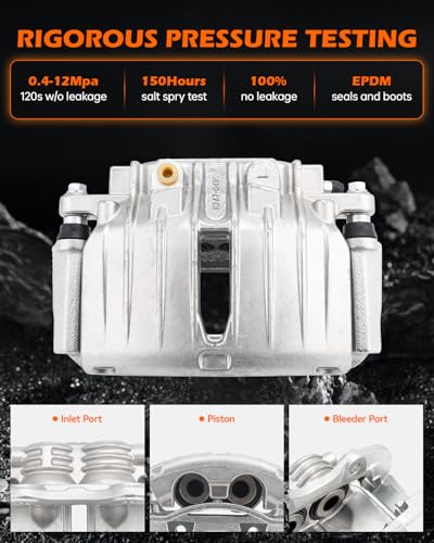 GAHA 18B4764 18B4765 Rear Left & Right Brake Calipers w/Bracket - size: 18B4764+18B4765
