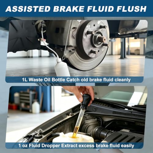 3L Manual Brake Bleeder Kit, Brake Bleeder Fluid Pump, Brake Bleeder Tool - size: Brake Fluid Bleeder Kit - 3L