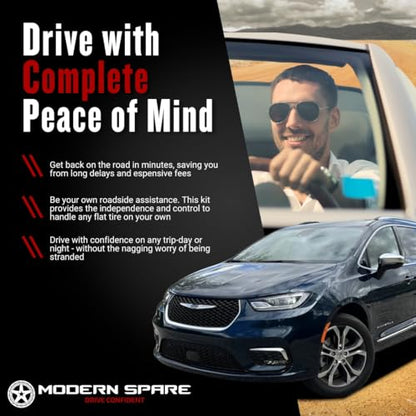 Modern Spare - Fits 2016-2027 Chrysler Pacifica - Ultra Kit - style: Complete Ultra Kit With Carrying Case