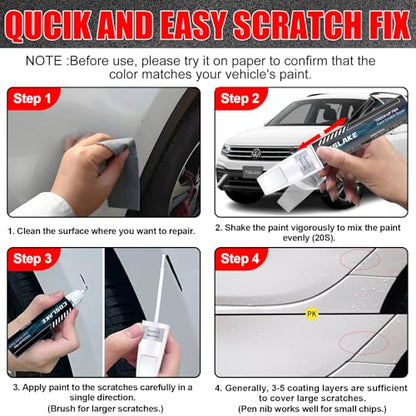Car Touch Up Paint(Pure White(LC9A/0Q)) for Volkswagen - color: Pure White(LC9A/0Q) for 2024 Tiguan/2025 Atlas/2025 Jetta/2025 Jetta GLI/2025 Taos/2025 Atlas Cross Sport/2024 ID.4/2024 Golf R