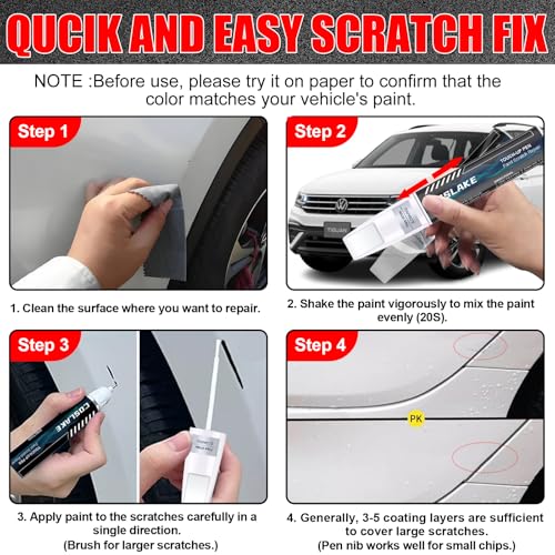Car Touch Up Paint(Monterey Blue Pearl(LC5D)) for Volkswagen - color: Monterey Blue Pearl(LC5D) for 2025 Jetta/2025 Jetta GLI/2025 Taos