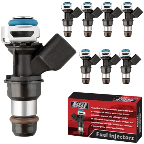 Set of 8 Fuel Injectors 12580681 FJ887 Replacement - size: 12580681