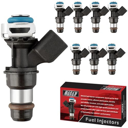Set of 8 Fuel Injectors 12580681 FJ887 Replacement - size: 12580681