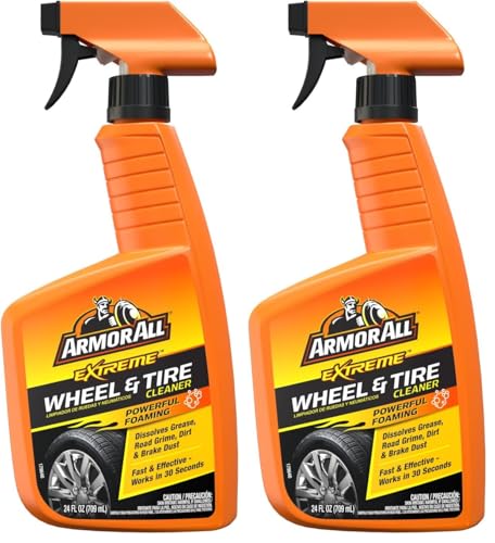 Armor All Extreme Wheel and Tire Cleaner, Car Wheel Cleaner Spray, 24 Fl Oz (Pack of 2) - size: 24 Fl Oz (Pack of 2)