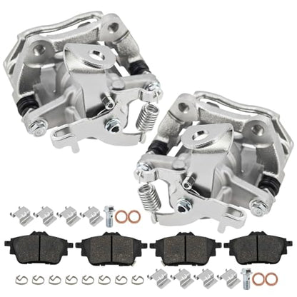 Rear Pair Brake Caliper Kit for Nissan Sentra 20-25 2.0 S SR SV - color: Rear Pair, size: with Pads
