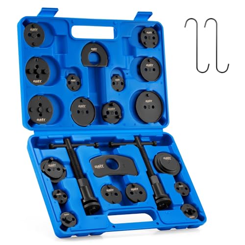 OMT 24pc Brake Caliper Compression Tool with Adapters & Hangers, Blackened - color: Black