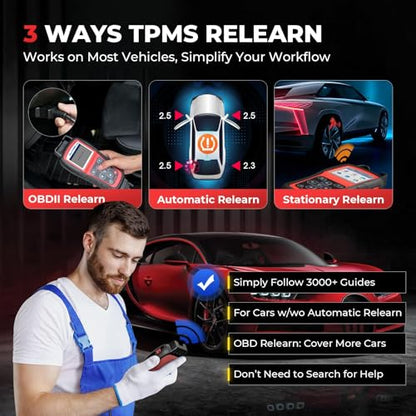 Autel TPMS Programming Tool MaxiTPMS TS508WF, TPMS Relearn/Activate/Scan