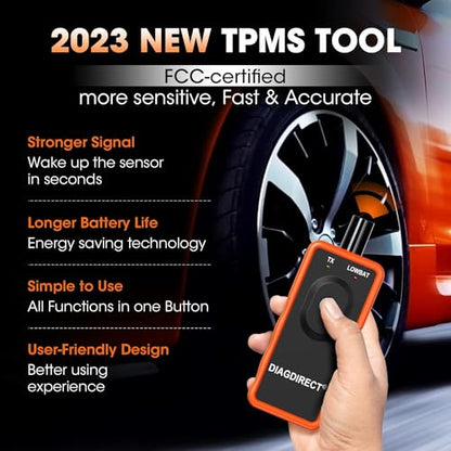 TPMS Relearn Tool 2IN1 Super EL50448 for GM and for Ford Tire Pressure Monitor Sensor TPMS Reset Tool