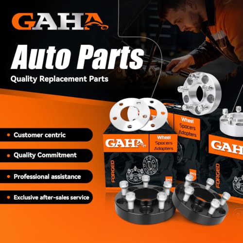 GAHA 5x4.5 Wheel Spacers 70.5mm Fit for Ford, for Lincoln, 1 inch 1/2"-20 - color: 5x4.5inch-70.5mm-2PCS