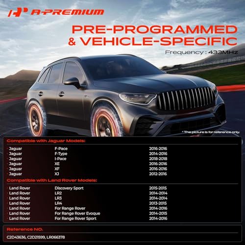 A-Premium 433MHz Pre-Programmed TPMS Sensor Tire Pressure Monitoring Sensor
