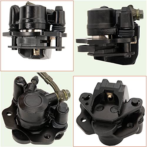 Rear Brake Master Cylinder Caliper Assembly for ATV Quad 50cc 70cc 90cc 110cc 125cc Taotao Sunl Buyang Roketa NST Doodlebug Rear Hand Hydraulic Disc Brake Master Cylinder Caliper
