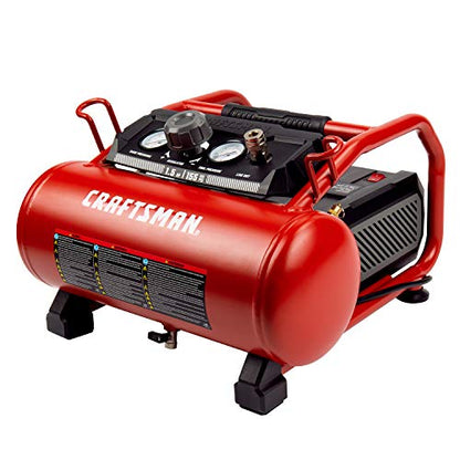 Craftsman 3 Gallon Hot Dog Air Compressor, Oil-Free 155 PSI