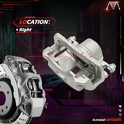 19B2669 Front Right Passenger Side Disc Brake Caliper Assembly - size: Front Right