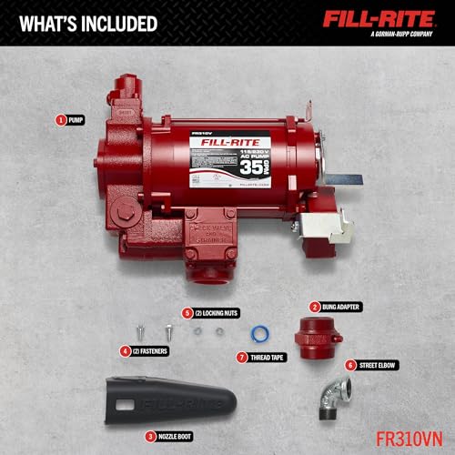 Fill-Rite FR310VN 115V/230V 35 GPM Fuel Transfer Pump (Pump Only) - style: Pump Only