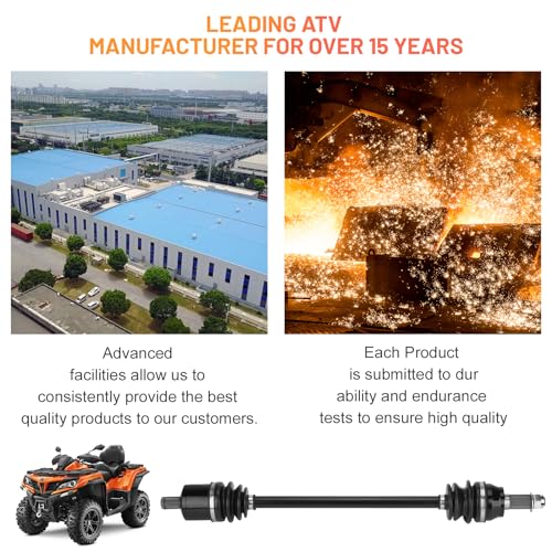Front Left or Right CV Axles Shaft Assembly Kit for Polaris 4x4 General 1000 2016-2021, 4x4 General 4 1000 2017-2021,4x4 RZR S 900/4 900 60"2015-2018, 4x4 RZR S 1000 60" 2016-2023，Replace for ‎1333263 - size: 1 pair - front left & right