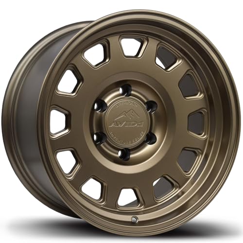AVID.1 AT03 Matte Bronze 17x8.5 Custom Wheel – 6x5.5 Bolt Pattern with +0 Offset – Premium Multi-Spoke Rugged Alloy Wheel – Truck & SUV Accessories - color: Matte Bronze, size: 17x8.5 6x139.7 ET0