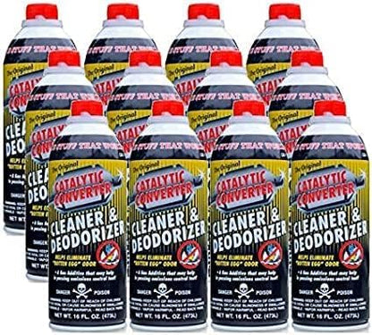 Solder-It Catalytic Converter Cleaner Deodorizer Fuel Additive 16 Oz Can - (Pack of 12) - size: 16 Ounce (Pack of 12)