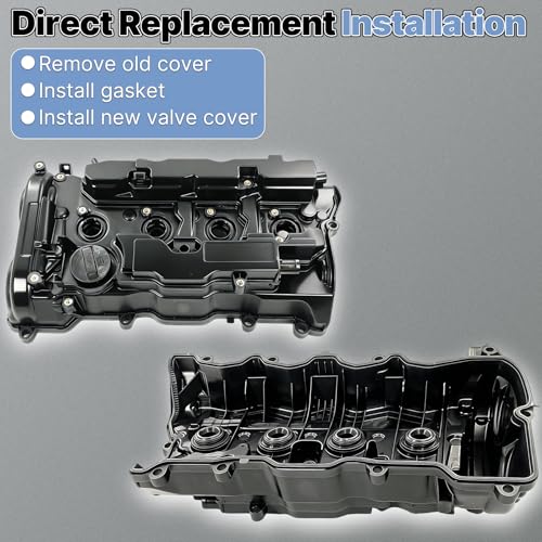 123105BAA01 Engine Valve Cover with Gasket Compatible with Honda Acura 2.0L
