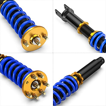 MOSTPLUS Full Coilovers Struts Compatible for 2008-2012 Honda Accord/2009-2014 Acura TSX Shock Absorber Assembly (Set of 4) - size: 2008-2012 Honda Accord